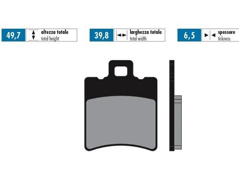 Pastiglie freno POLINI FOR RACE SINTERIZZATE per pinza SIP - S10